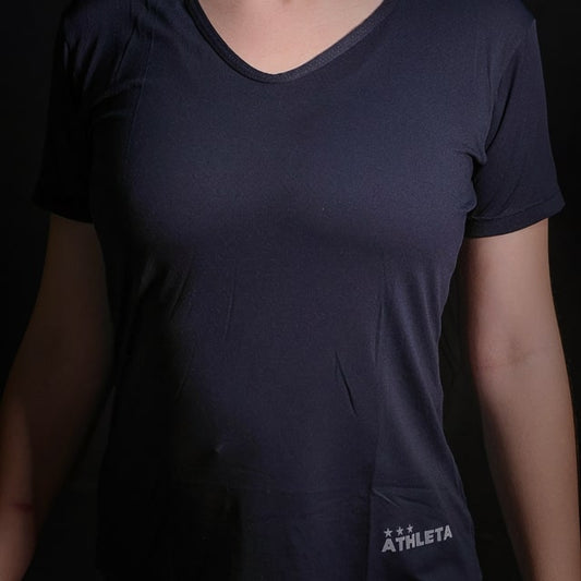Camiseta Athleta Soft 22 Amini Crepe Fem Preto