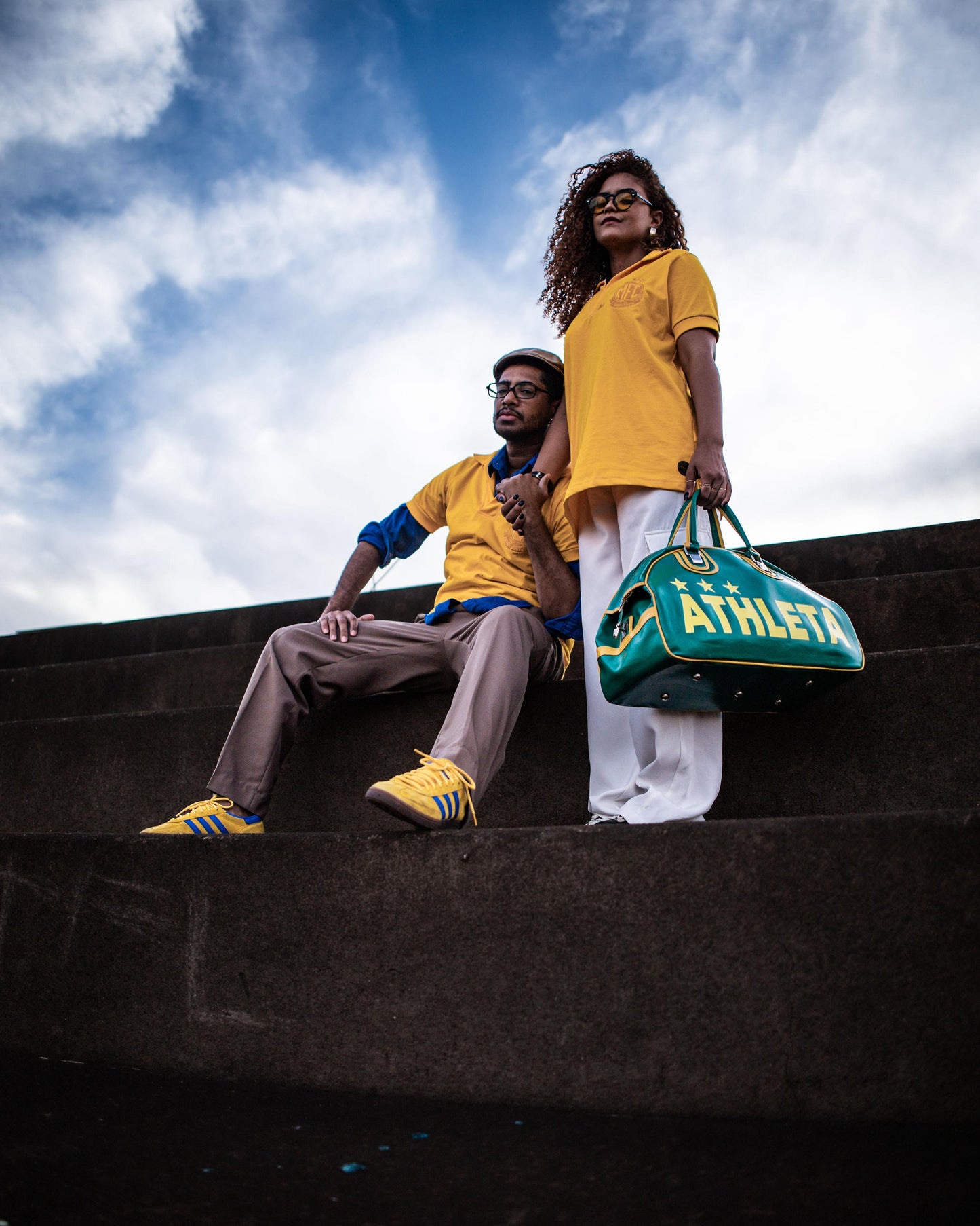 Camisa Athleta Retrô Mirassol Amarela