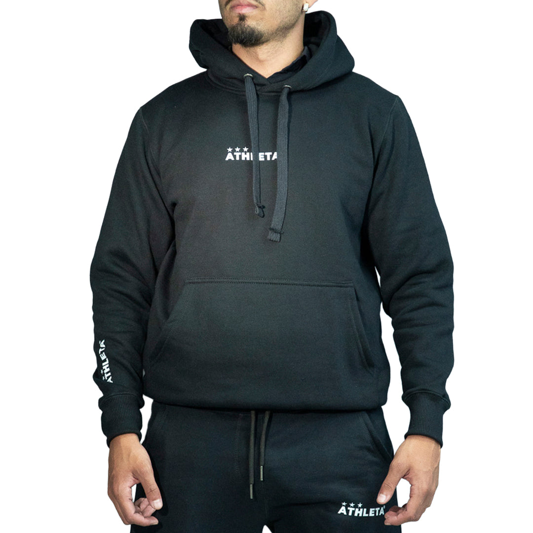 Blusa Moletom Unissex Athleta Casual Wear Line – Preto