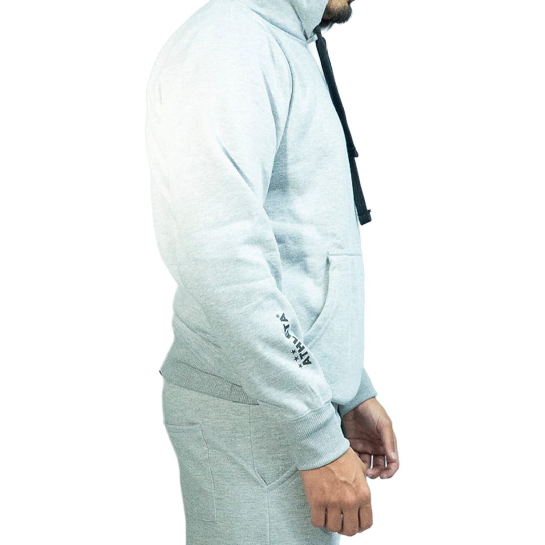 Blusa Moletom Unissex Athleta Casual Wear Line – Cinza Mescla