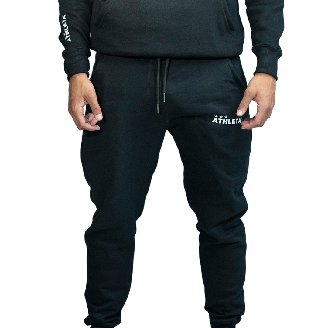 Calça Moletom Unissex Athleta Casual Wear Line - Preto