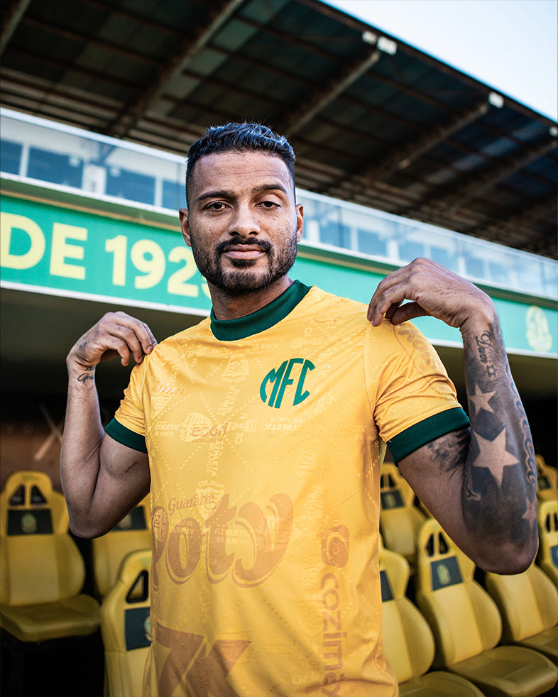 Camisa Mirassol Athleta 90 anos