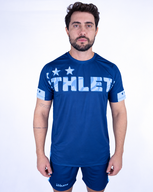Térmica Manga Curta Masculina Athleta Comfort - Midnight Ice