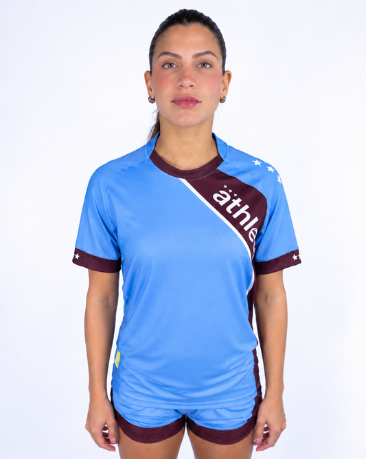 Camiseta Feminina Linha Free 26 - Blue Brown