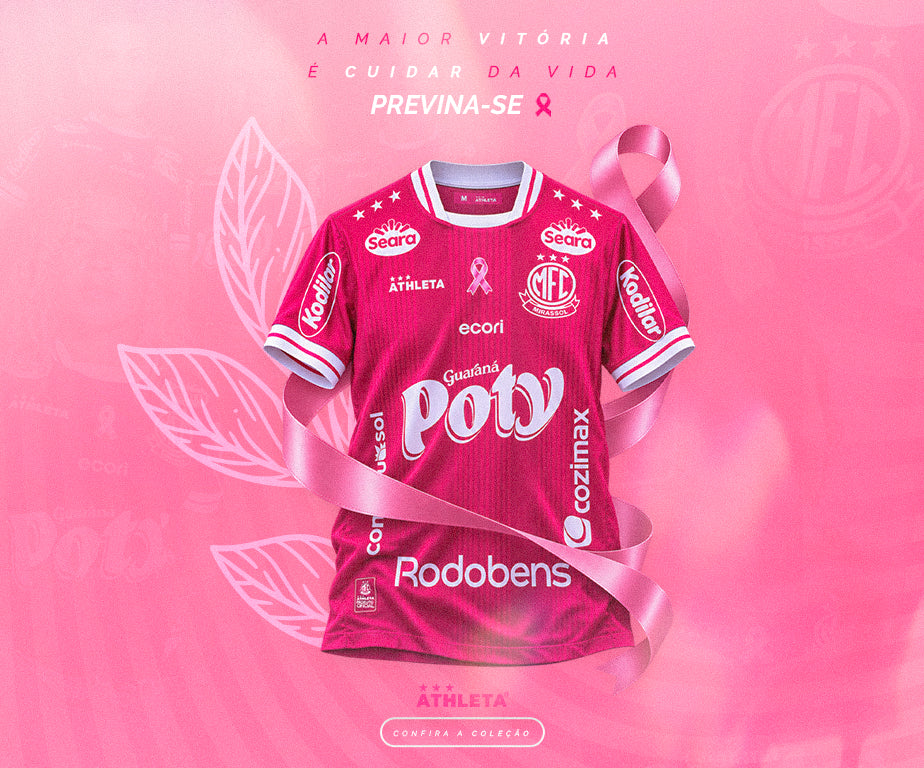  Descrição Camisa Oficial Mirassol - Outubro Rosa