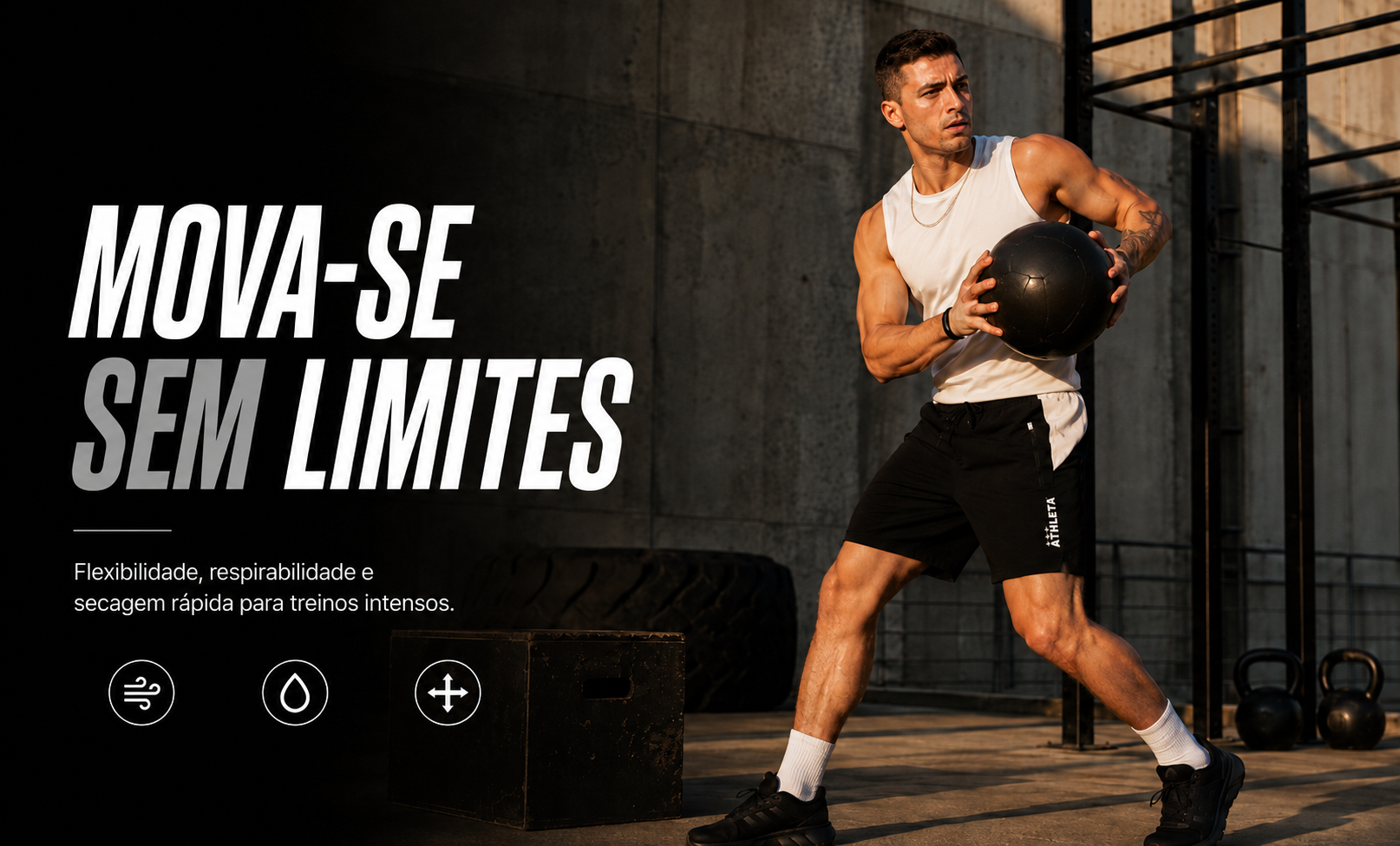  Descrição Bermuda Pool Masculina Athleta Soft 26 - Preto