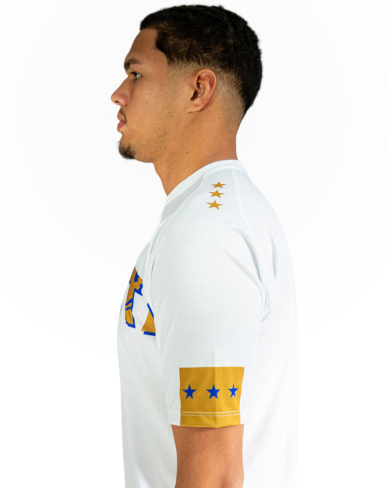 Térmica Manga Curta Athleta SS25 Confort - Blue White Gold