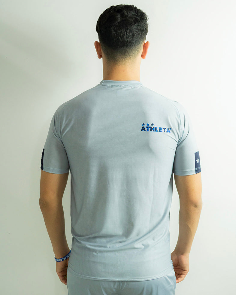Térmica Manga Curta Masculina Athleta SS25 Confort - Gray Blue