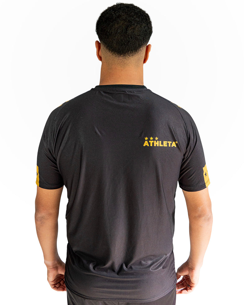 Térmica Manga Curta Masculina Athleta SS25 Confort - Black Gold