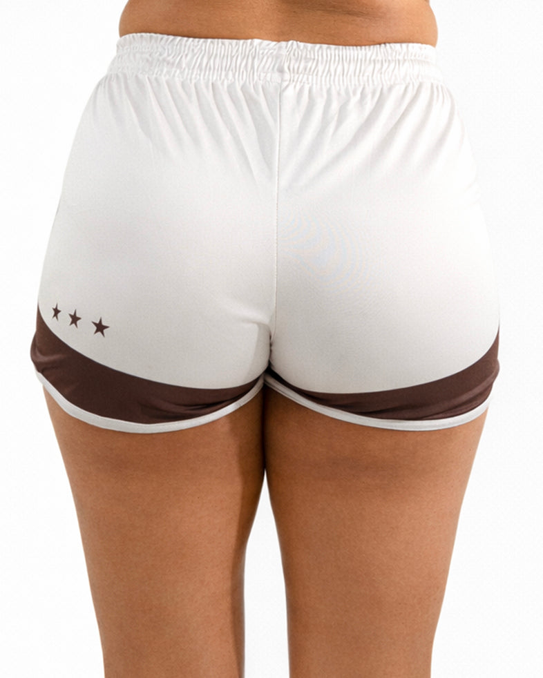 Calção Feminino  Athleta SS25 Comfort 2.0 - Off White