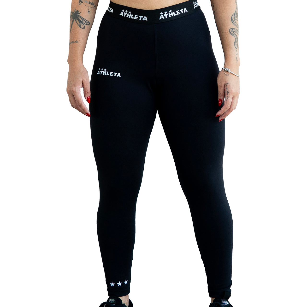 Calça Legging Athleta Performance - Preta