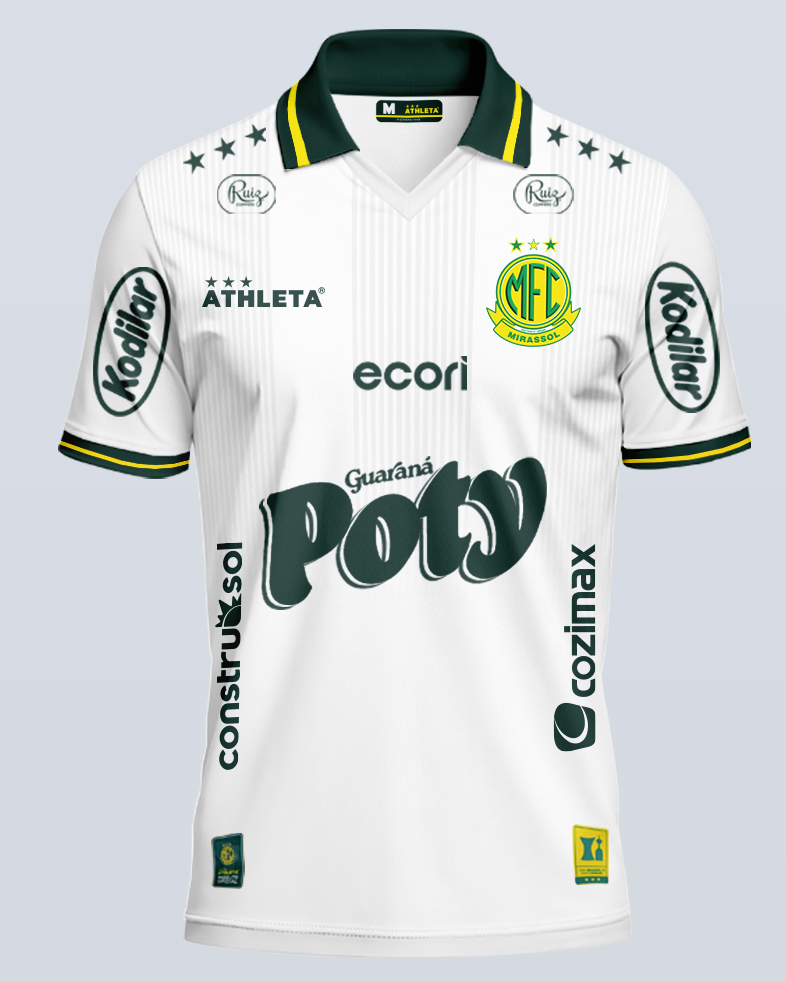 Camiseta Oficial Mirassol 2026 Branca