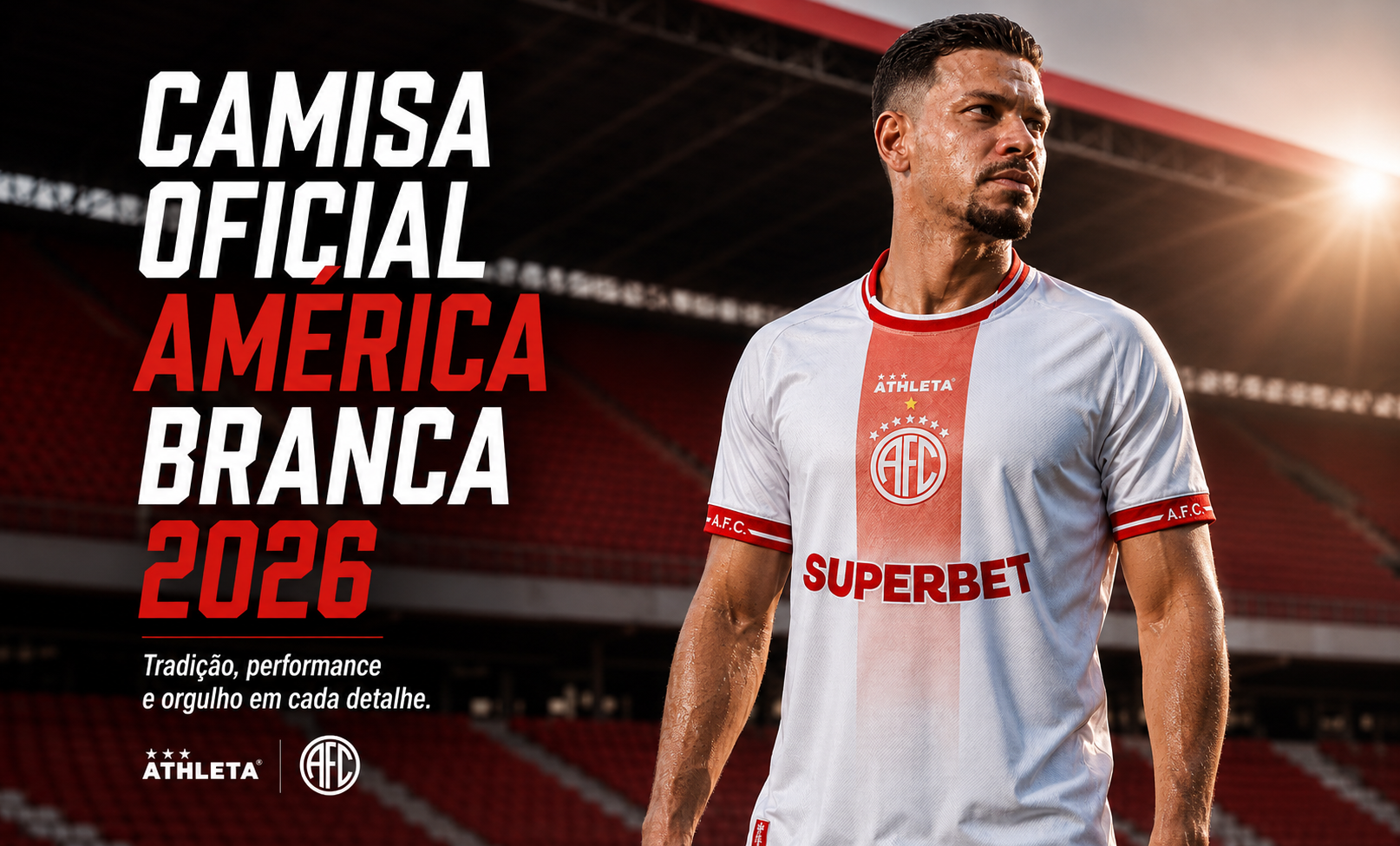  Descrição Camisa Oficial America Branca 2026