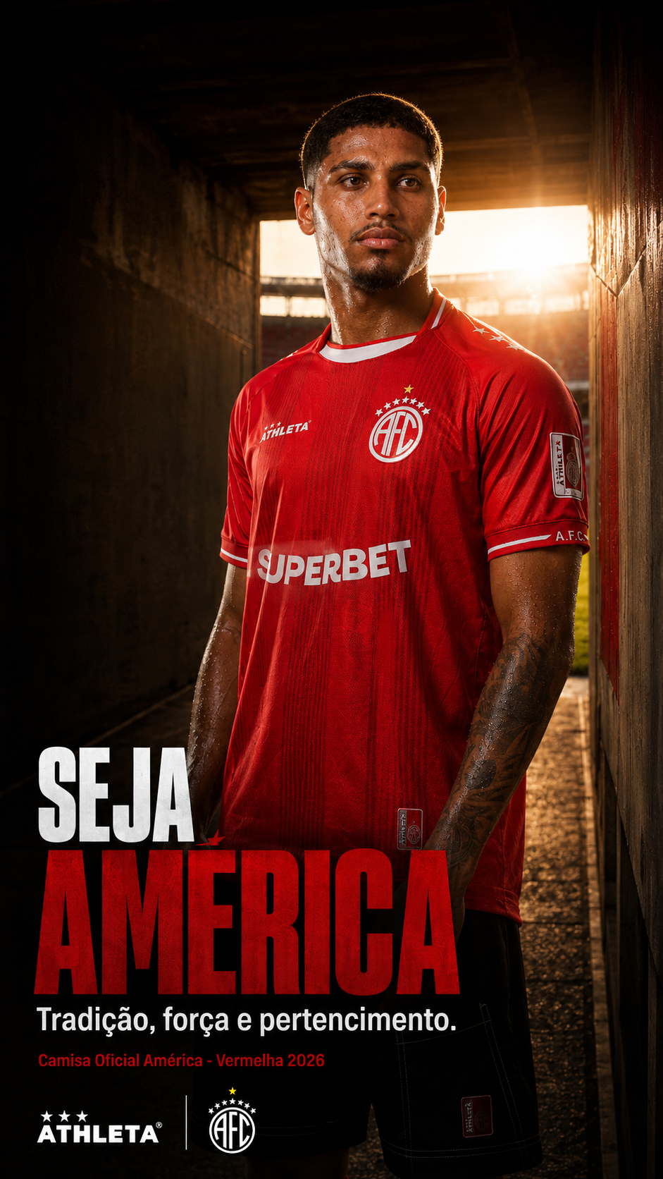  Descrição Camisa Oficial America Vermelho 2026