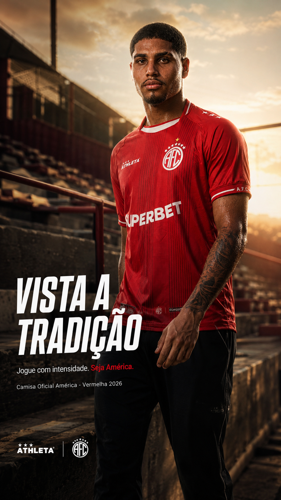  Descrição Camisa Oficial America Vermelho 2026