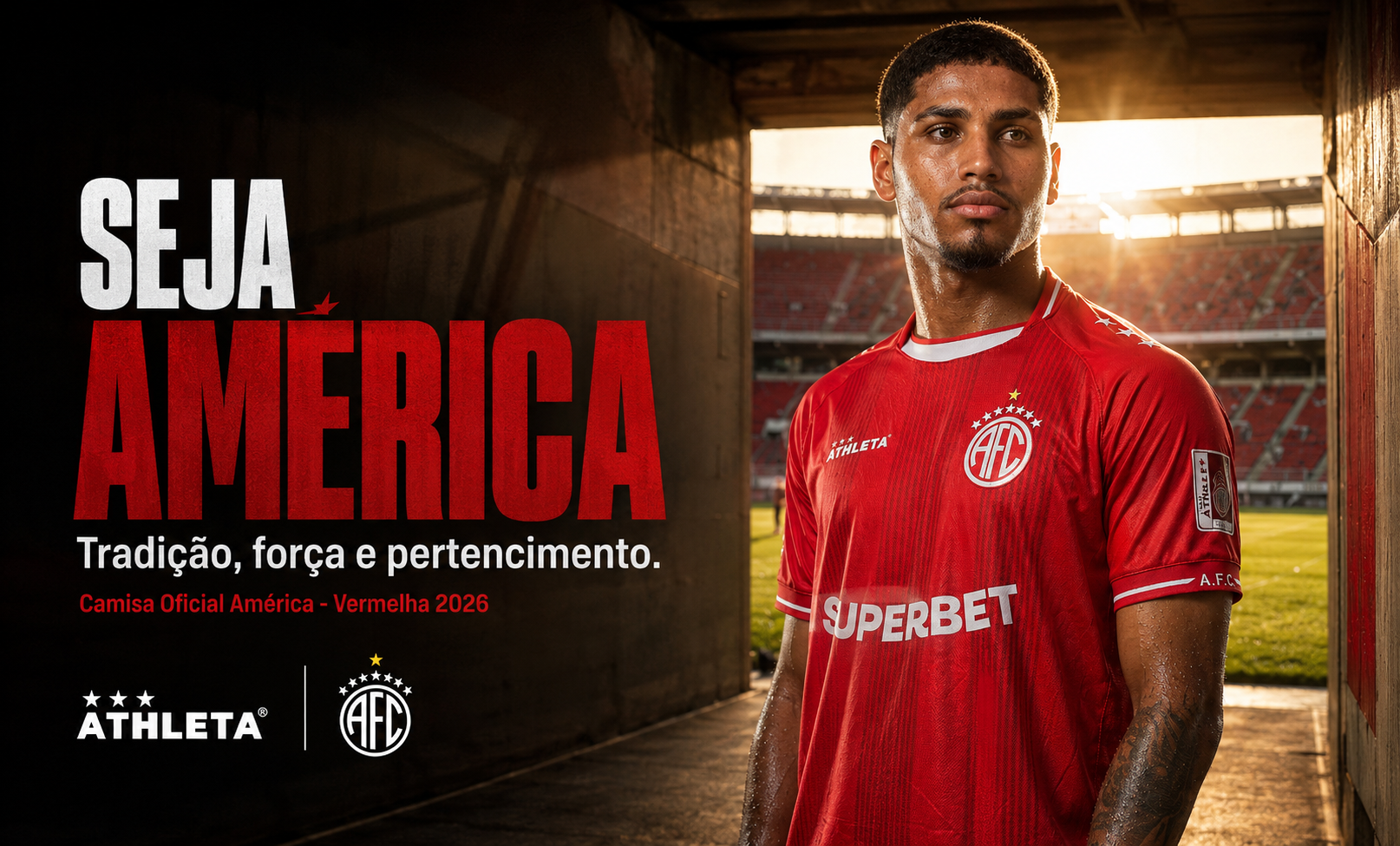  Descrição Camisa Oficial America Vermelho 2026