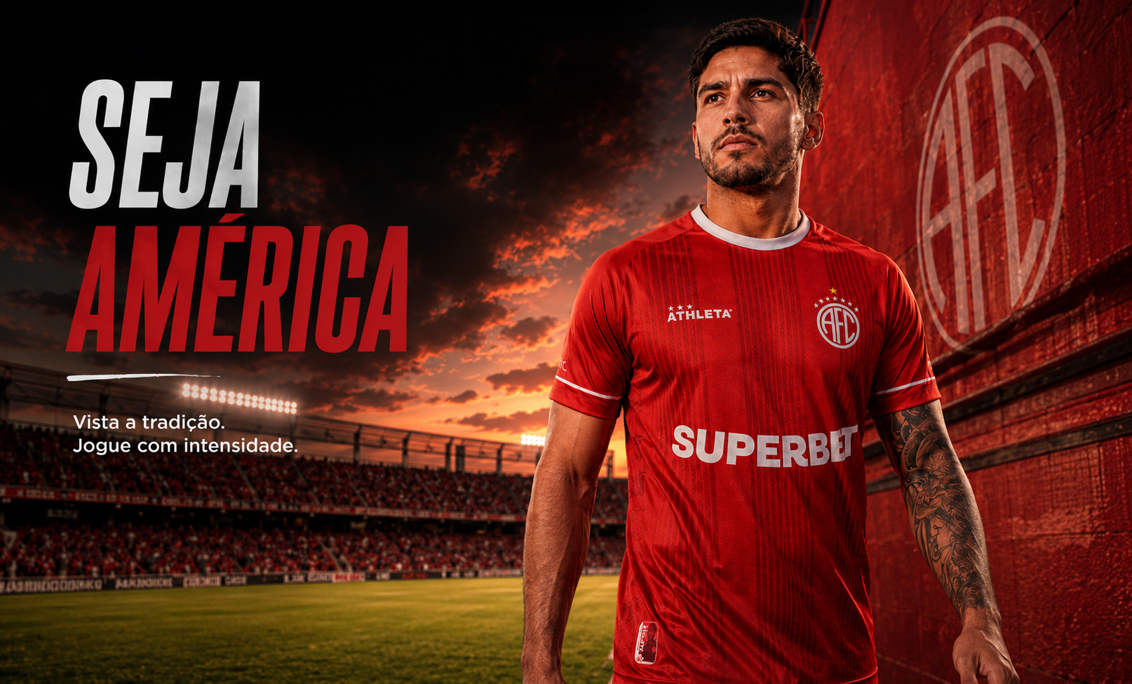  Descrição Camisa Torcedor America Vermelha 2026