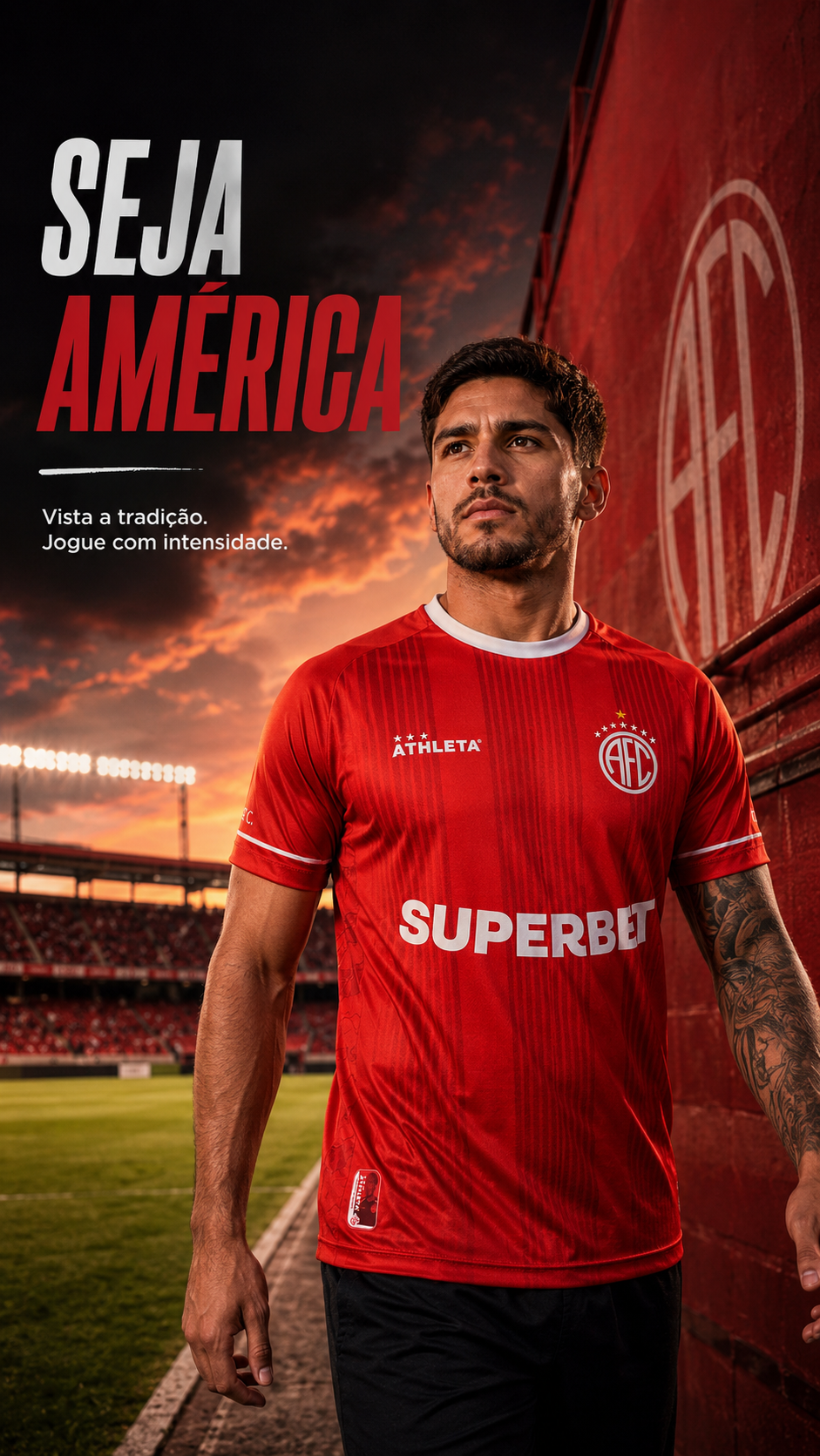  Descrição Camisa Torcedor America Vermelha 2026
