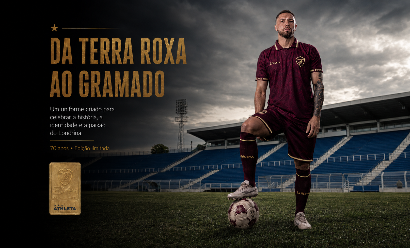  Descrição Camiseta Comemorativa Londrina 70 anos
