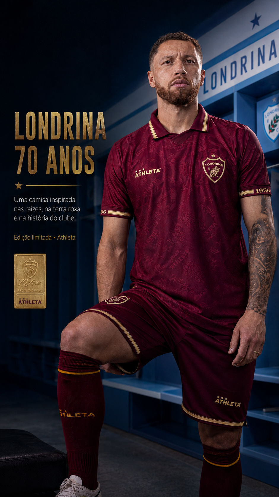  Descrição Camiseta Comemorativa Londrina 70 anos