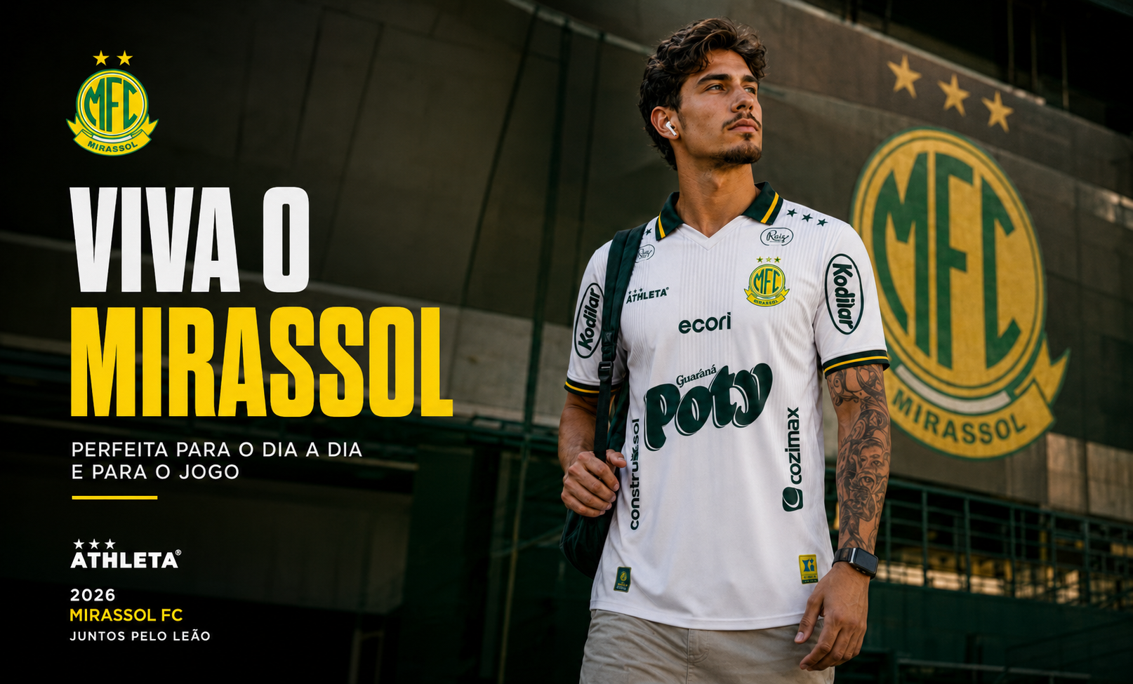  Descrição Camiseta Oficial Mirassol 2026 Branca