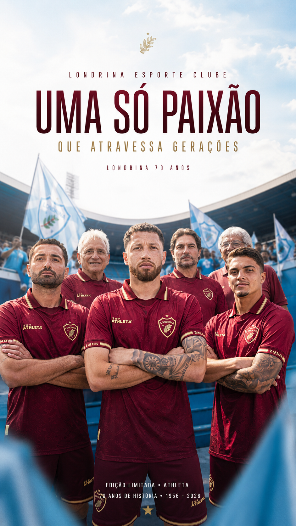  Descrição Camiseta Comemorativa Londrina 70 anos