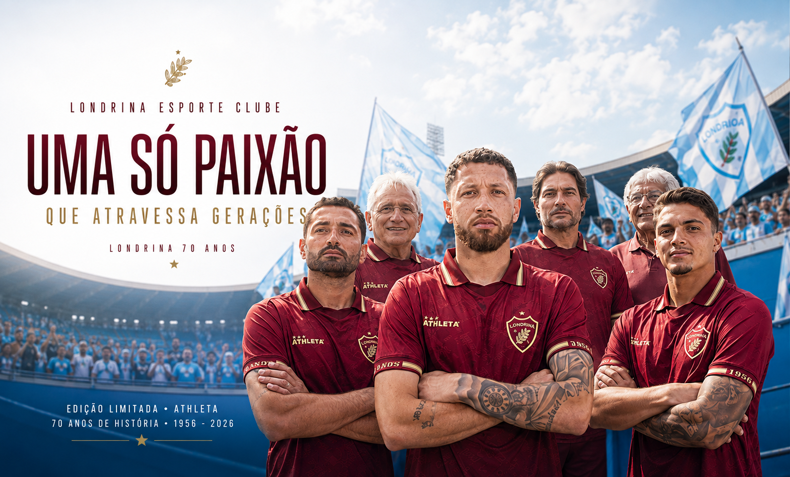 Descrição Camiseta Comemorativa Londrina 70 anos