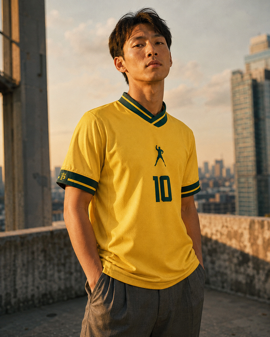 Camiseta Brasil Pelé 10 | Performance Amarela