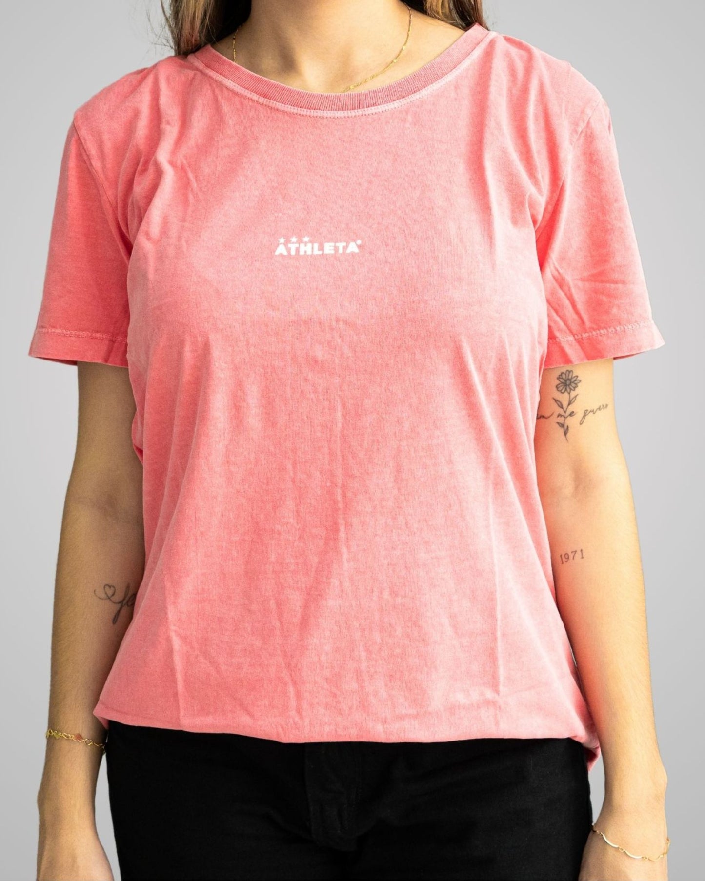 Camiseta Athleta Tribo Feminina - Rosa