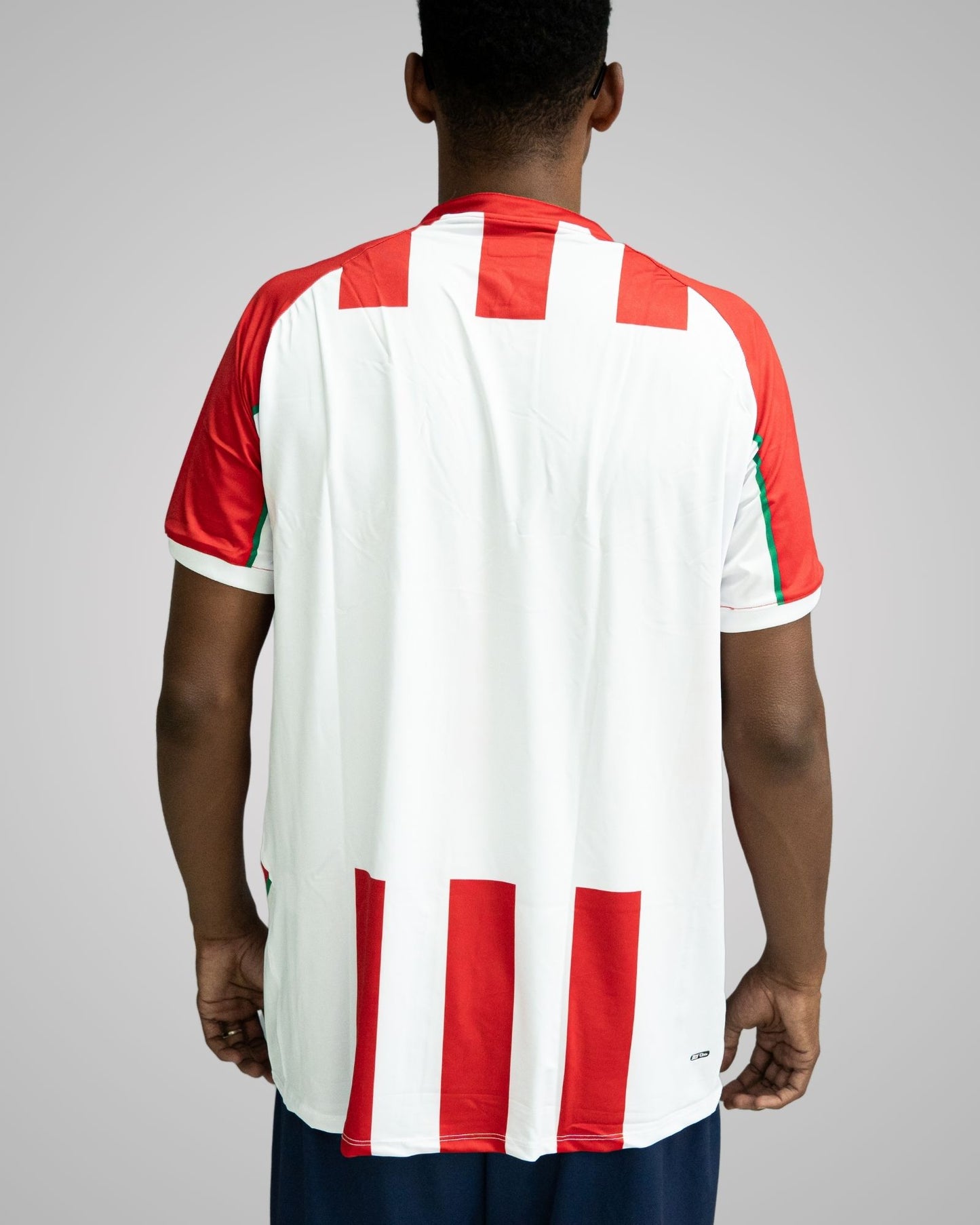 Camiseta Athleta Clube Atlético Catarinense – Listrada Vermelha e Branca