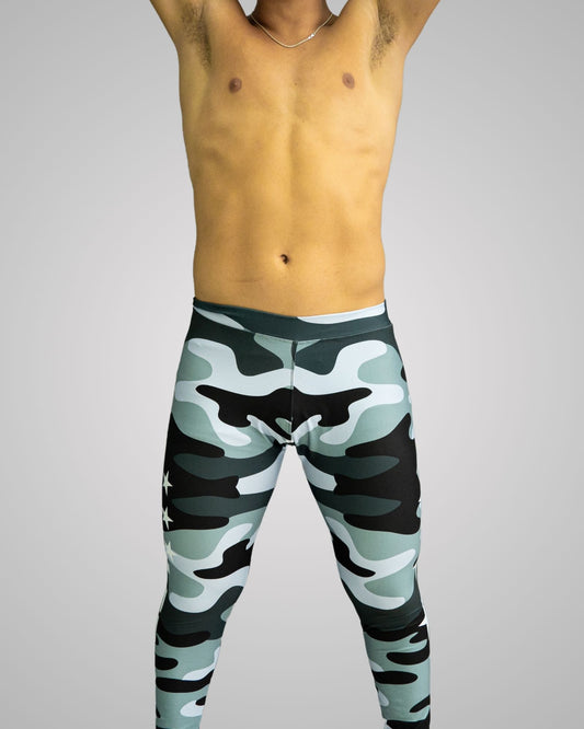 Calça Térmica Athleta – Estampa Exclusiva Camuflada