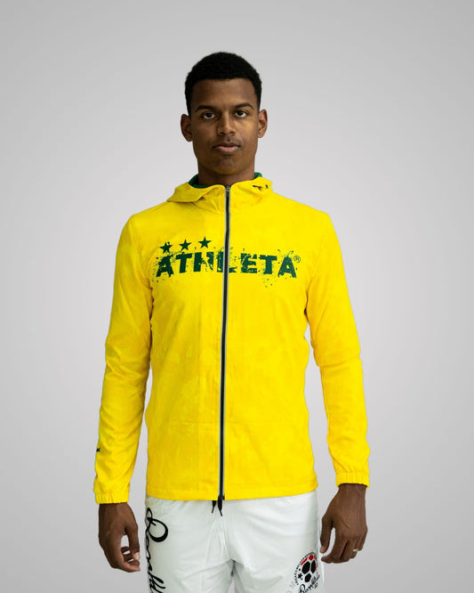 Corta vento Athleta – Modelo Performance Amarelo