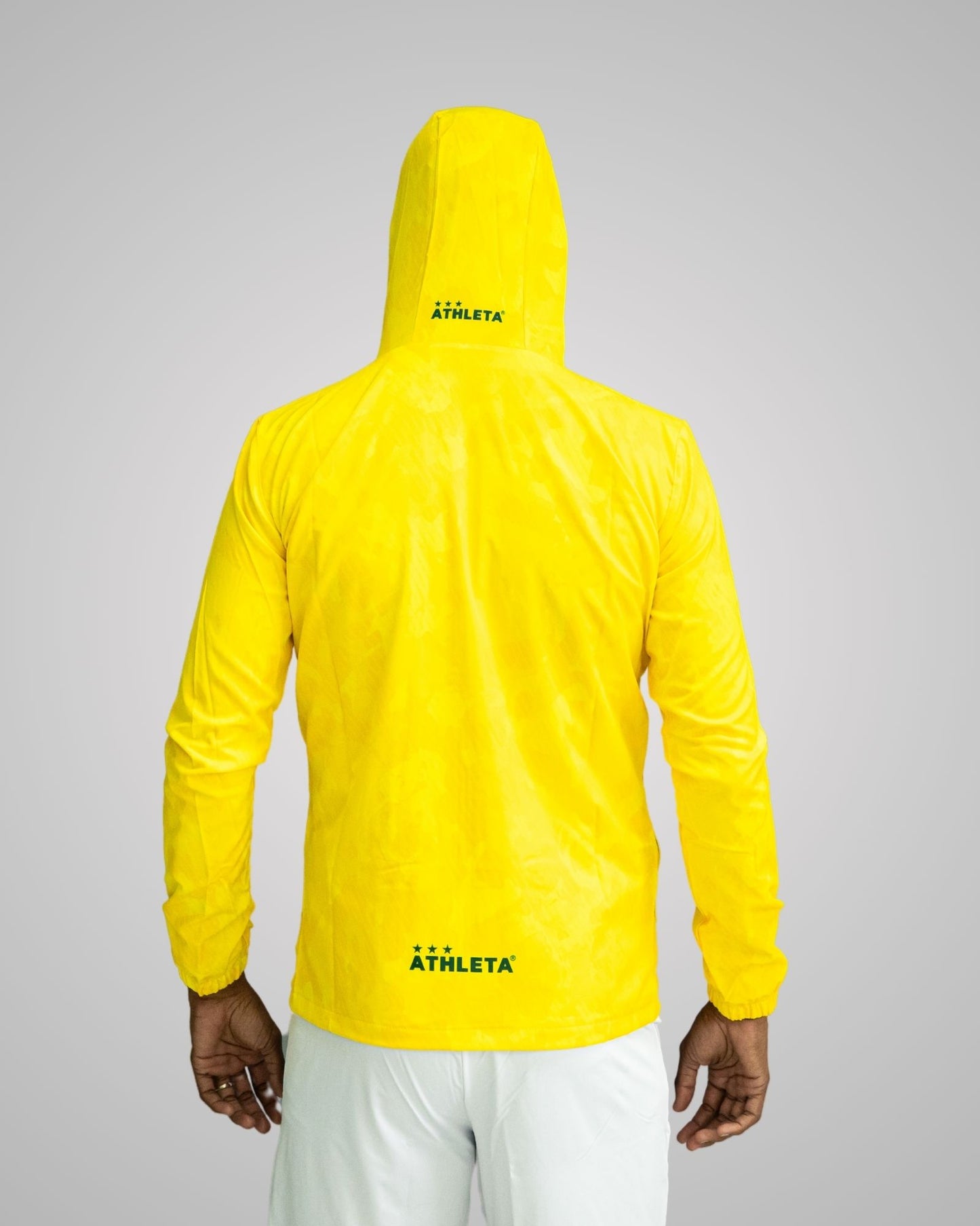 Corta vento Athleta – Modelo Performance Amarelo