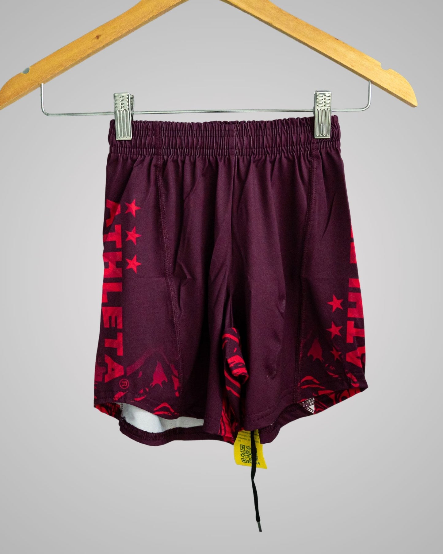 Short Esportivo Athleta Vinho