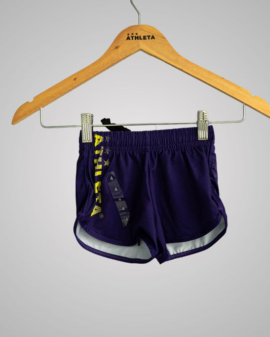 Calção Athleta Roxo Feminino Infantil