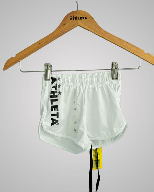 Calção Athleta Branco Feminino Infantil