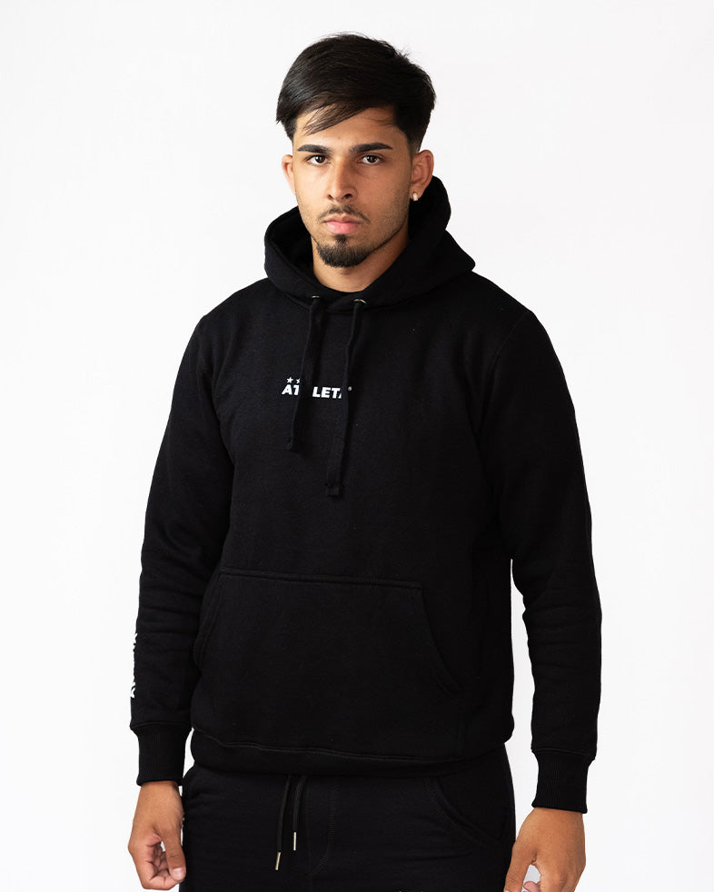 Blusa Moletom Unissex Athleta Casual Wear Line – Preto