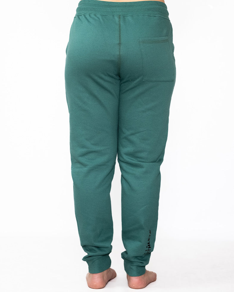 Athleta 休閒裝系列男女運動褲 - 綠色