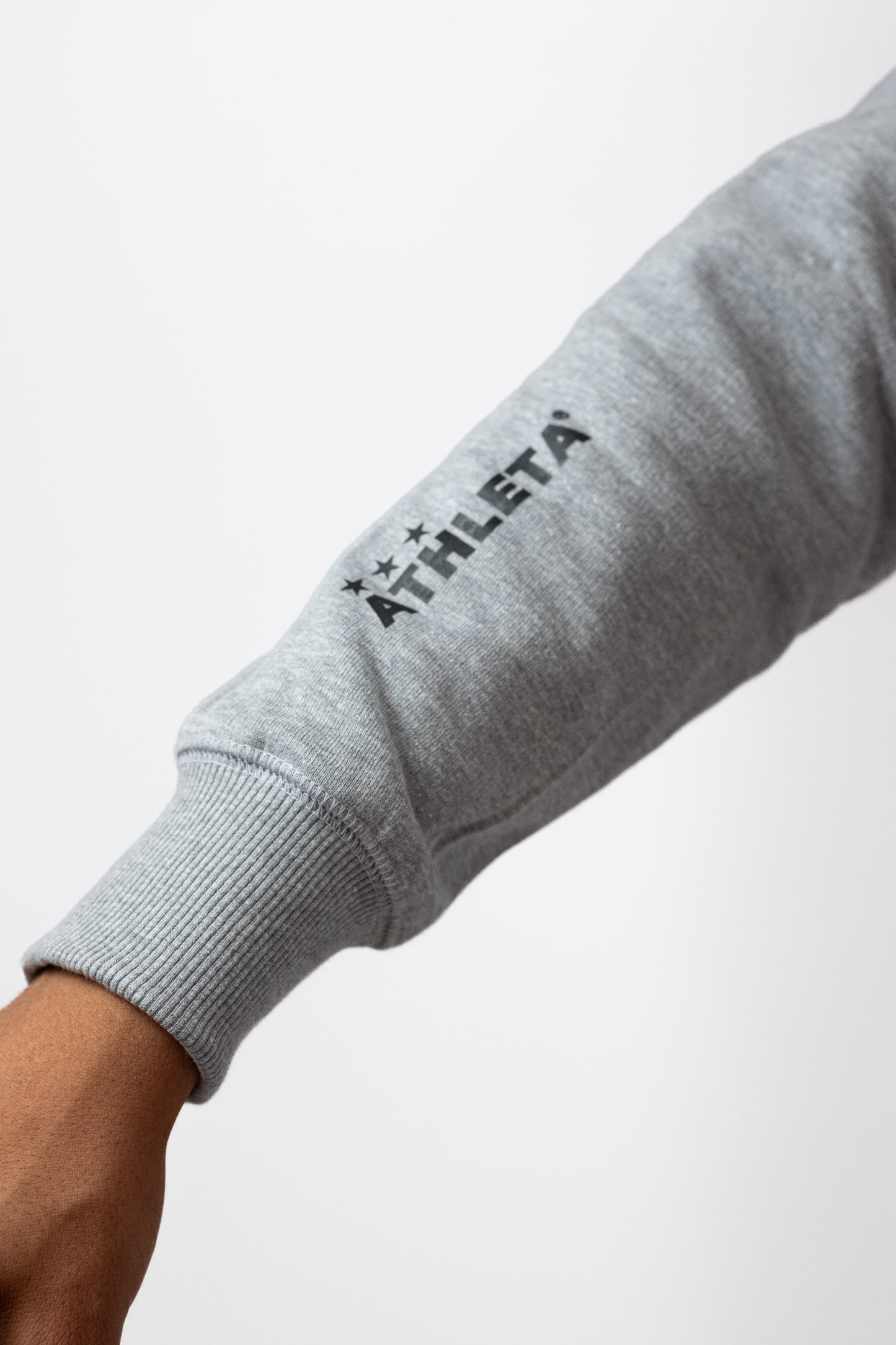 Blusa Moletom Unissex Athleta Casual Wear Line – Cinza Mescla