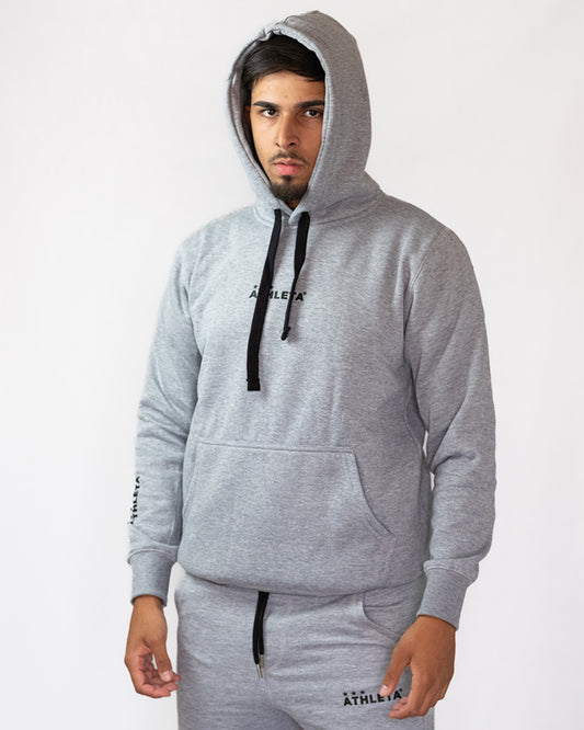 Athleta 休閒裝系列男女衛衣 - 灰色混紡