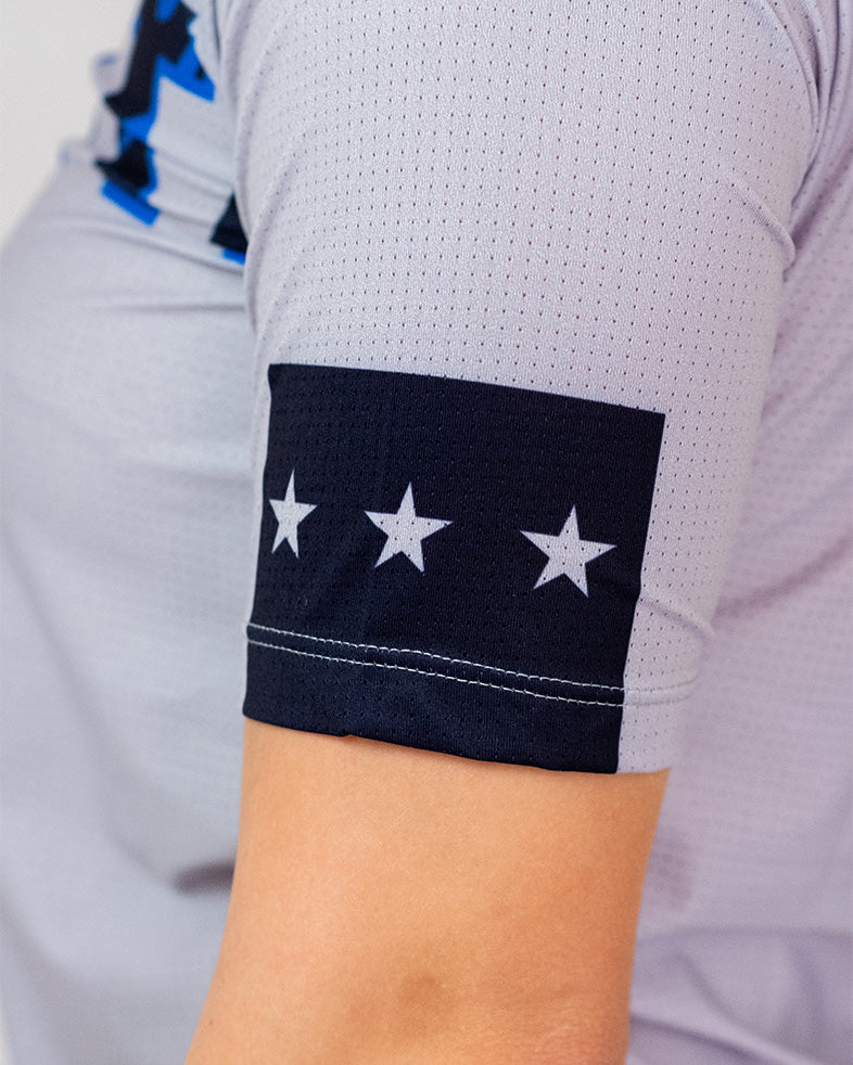 Térmica Manga Curta Feminina Athleta SS25 Comfort - Gray Blue