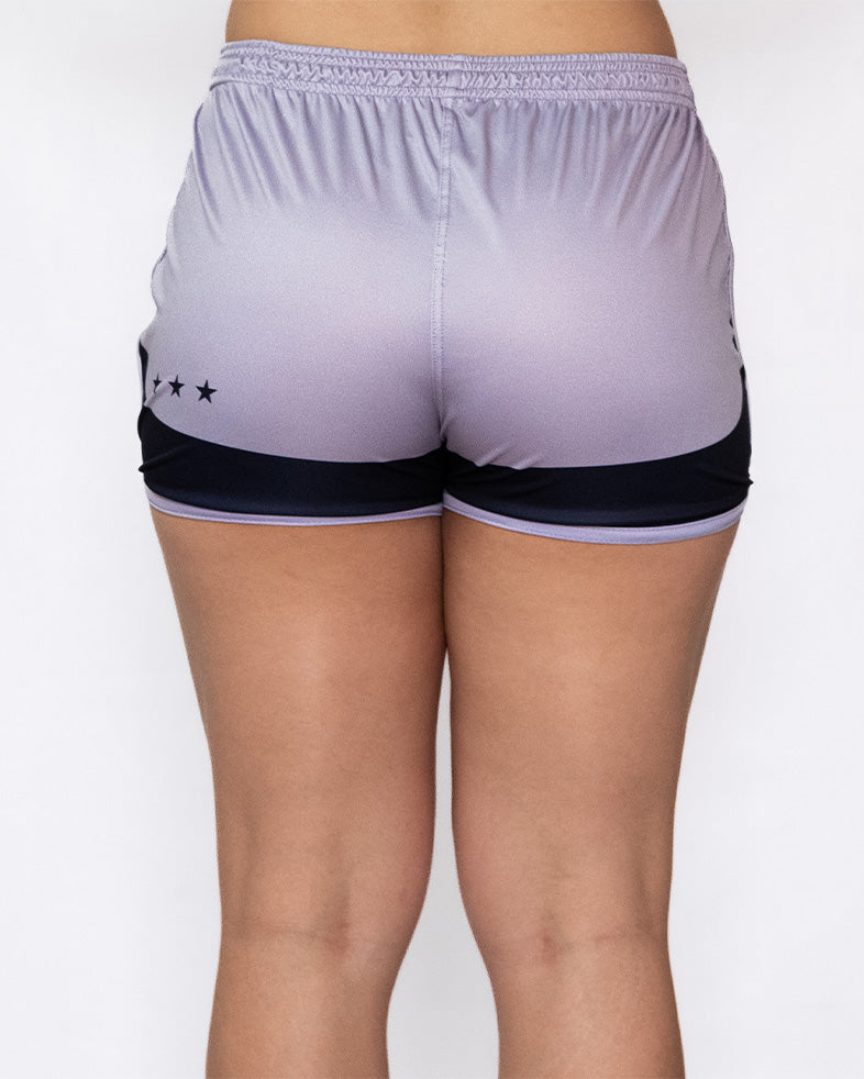 Calção Feminino Athleta SS25 Comfort - Gray Blue