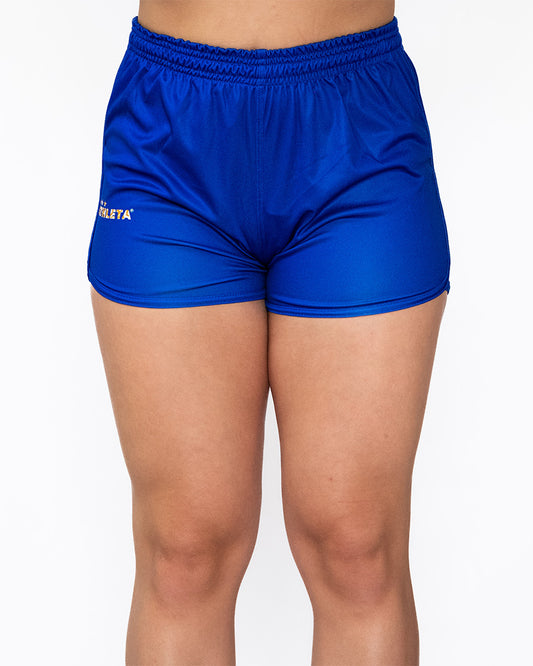 Athleta SS25 舒適女用短褲 - 藍白金