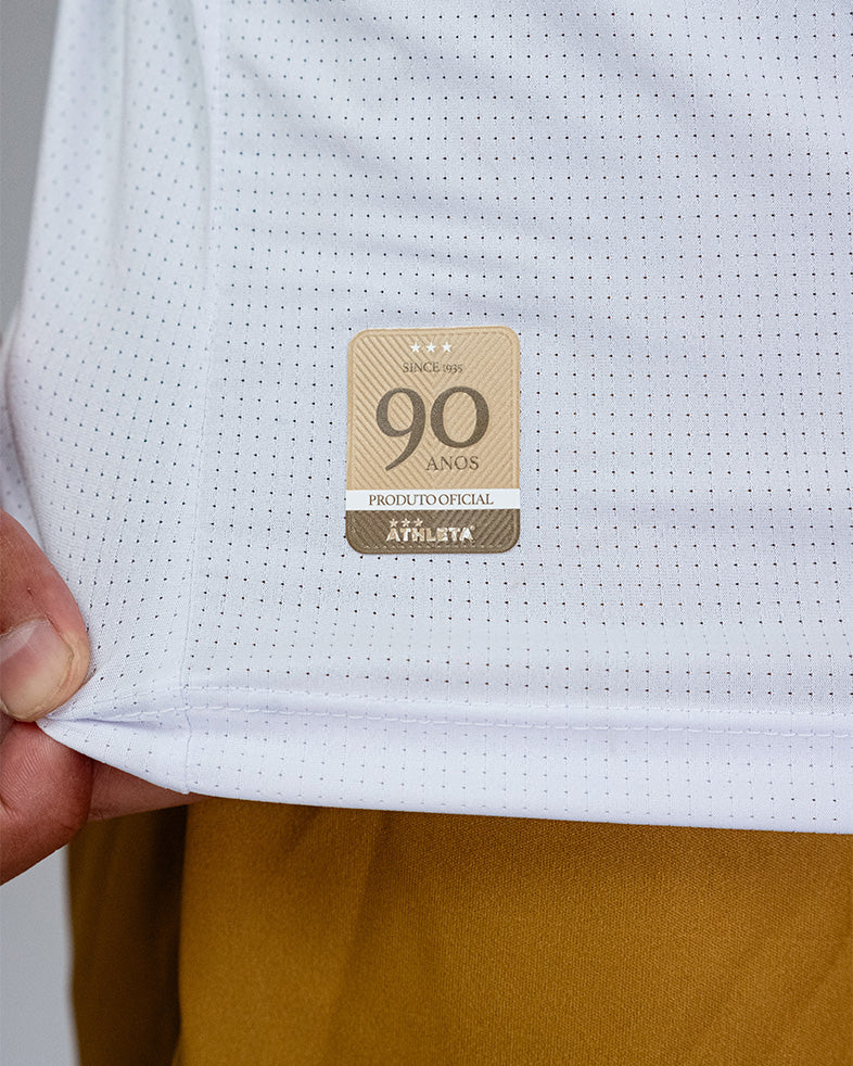 Athleta SS25 舒適短袖保暖上衣 - 白金