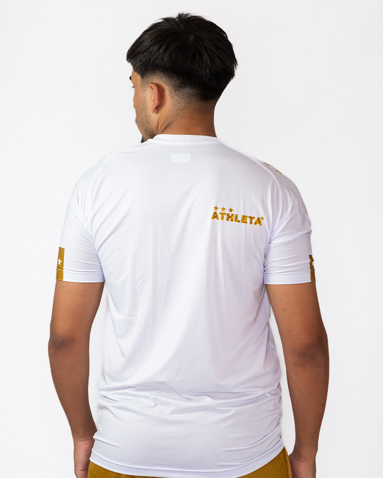 Athleta SS25 舒適短袖保暖上衣 - 白金