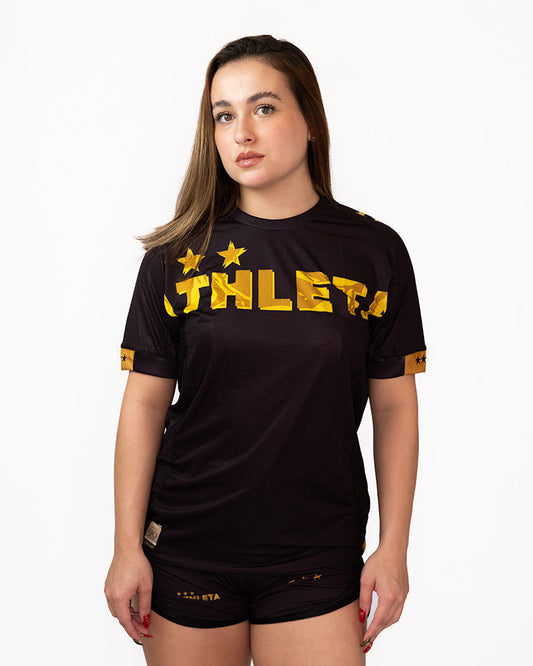 Athleta SS25 Futevôlei 女款短袖保暖上衣 - 黑金