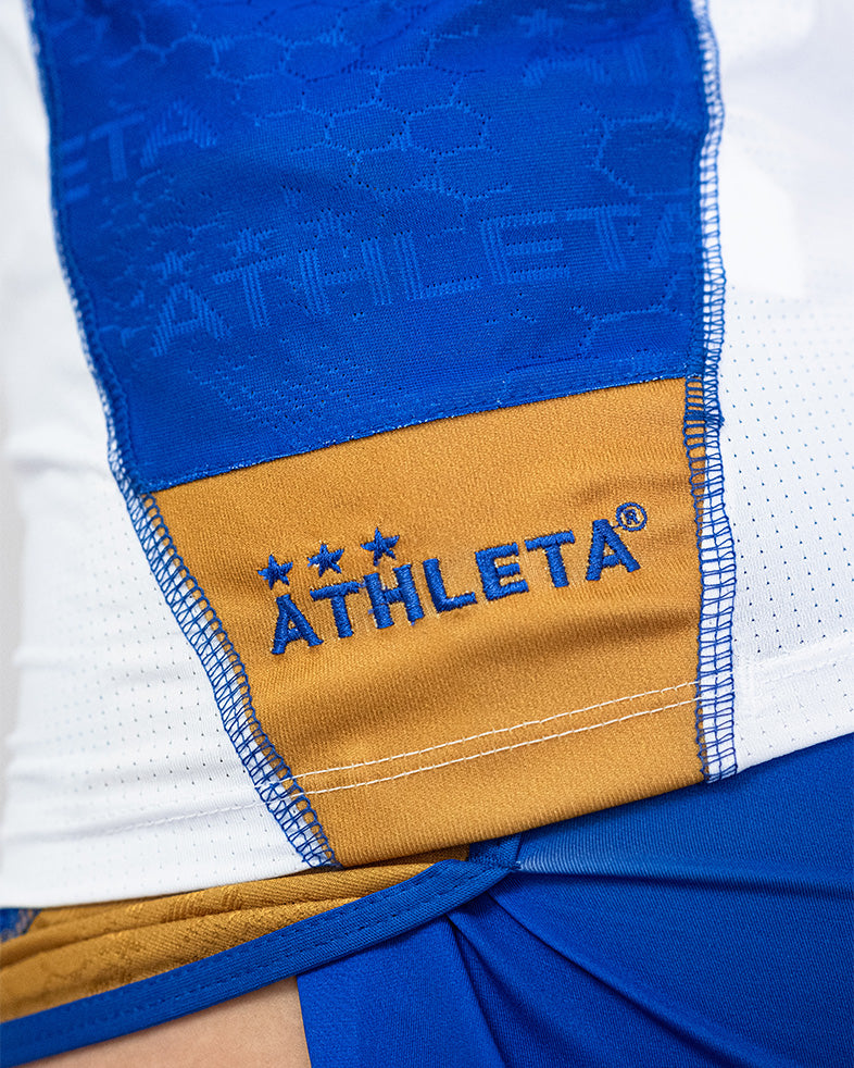 Athleta SS25 Futevôlei 女用短袖保暖上衣 - 藍白金