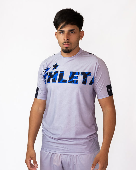 Térmica Manga Curta Masculina Athleta SS25 Comfort - Gray Blue