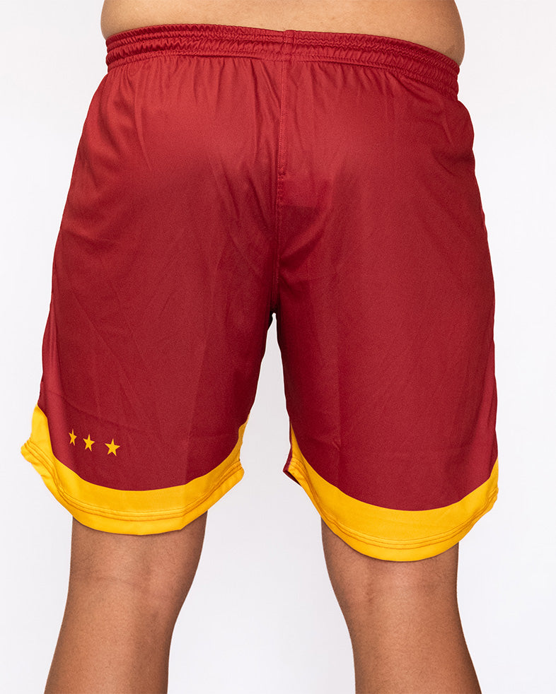 Calção Masculino Athleta SS25 Comfort - Wine Gold