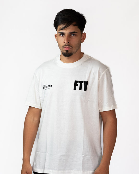 Camisa Athleta 90 Casual Futevôlei FTV OFF WHITE ATL004OW